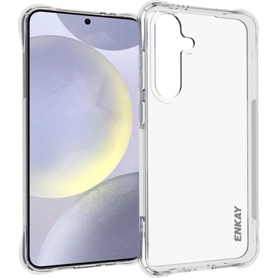 Samsung Galaxy S24 FE 5G Удароустойчив ENKAY Силиконов Калъф и Протектор