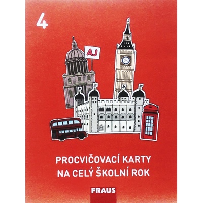 Procvičovací karty na celý školní rok 4 – angličtina