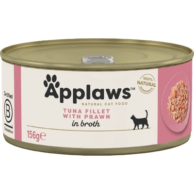 Applaws Cat Tin Tuna Fillet with Prawn 156 g