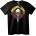 NOONEBRAND Тениска Affliction Skull и Рози - L, Black