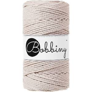 Bobbiny 3PLY Macramé Rope 3 mm 100 m Nude юта (TS-E039)