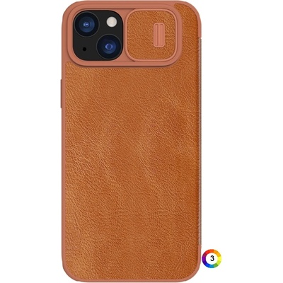 Apple iPhone 15 Plus Nillkin QIN Кожен Калъф и Протектор