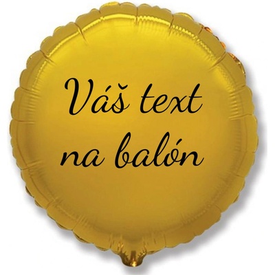 Godan Fóliový balón s textom Zlatý kruh 45 cm