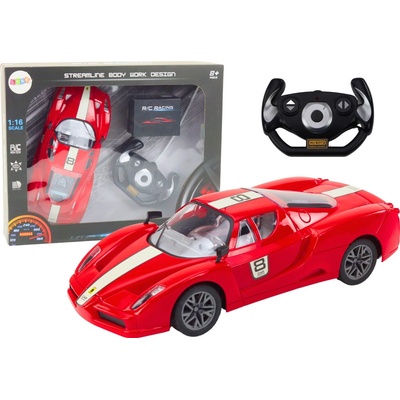 Lean Toys Športové auto RC RTR červená 1:14
