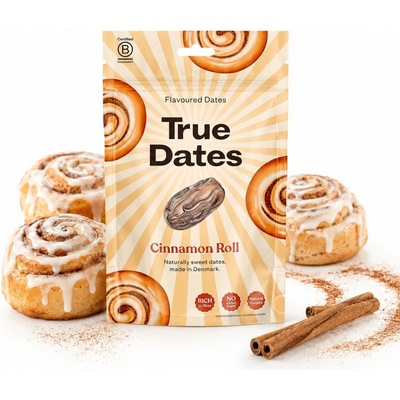 True Dates Datle Cinnamon Roll 100 g – Sleviste.cz