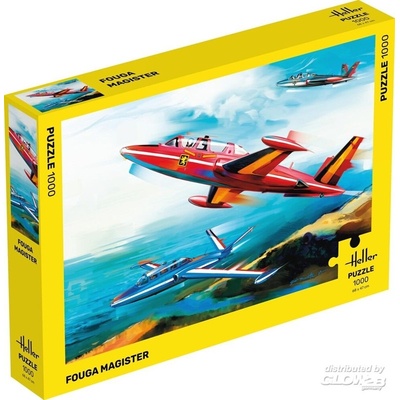 Heller Fouga Magister 1000 dielov