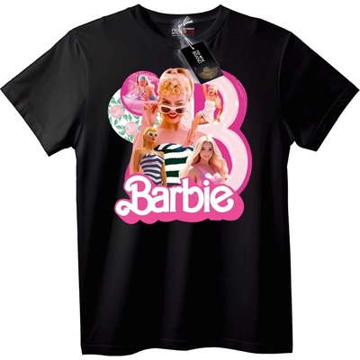 NOONEBRAND Тениска с филма Barbie - 2XL, Black