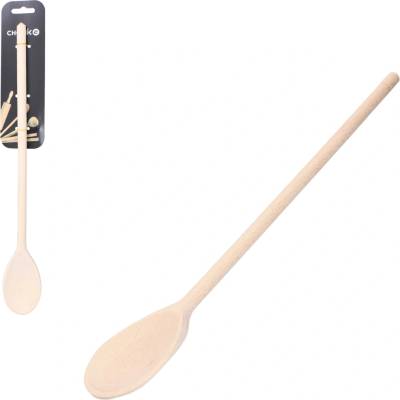 Drevená švédska kuchynská lyžica 40 cm z bukového dreva