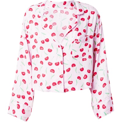 Hunkemöller Тениска за спане 'Cherry' розово, размер S