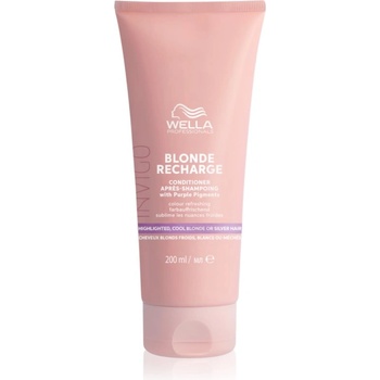 Wella Invigo Blonde Recharge лилав балсам неутрализиращ жълтеникавите оттенъци 200ml