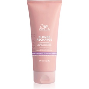 Wella Invigo Blonde Recharge лилав балсам неутрализиращ жълтеникавите оттенъци 200ml