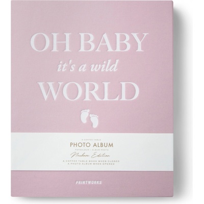 Fotoalbum BABY JIT'S A WILD WORLD, ružová, Printworks