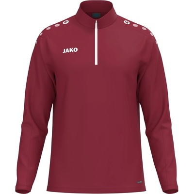 Jako One mikiná krátký zip vínová