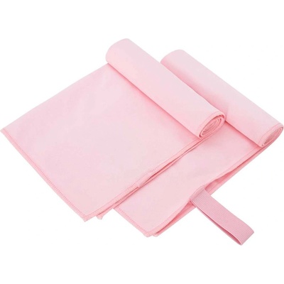 vidaXL Спортни кърпи 2 pcs Розово 50 x 30 cm Полиестер и полиамид (42011487)