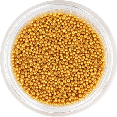 X Nails kaviár na zdobení nehtů MINIPERLIČKY ZLATÉ