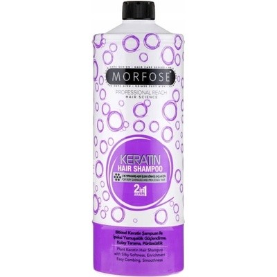 Morfose Hair Shampoo 2in1 posilujúci šampón Keratin 1000 ml