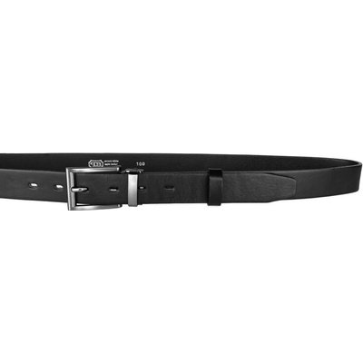 Penny Belts pánský kožený společenský pásek 30-100-1 černý