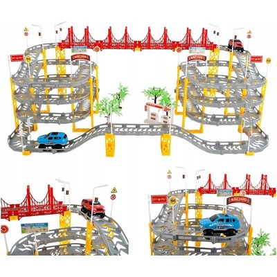 ISO 9434 Autodráha se dvěma autíčky 236 dílů