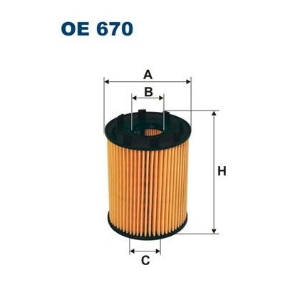 Olejový filter FILTRON OE 670