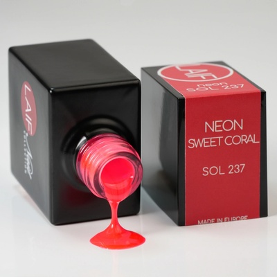Laif Gel lak červený SOL 237 Neon Sweet Coral 10 ml