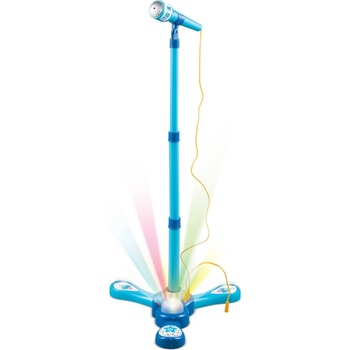 Detský mikrofón Teddies Mikrofón karaoke modrý