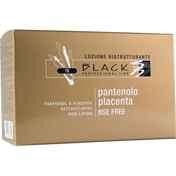 Black vlasové Sérum Panthenol & Placenta Hair Lotion 10 ml