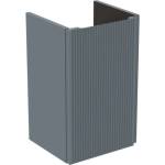 Ideal Standard Finesse - Шкафче за умивалник 35x31x55 см, 1 врата, панти отляво, Ribbed Matt ashblue E3449UQ (E3449UQ)