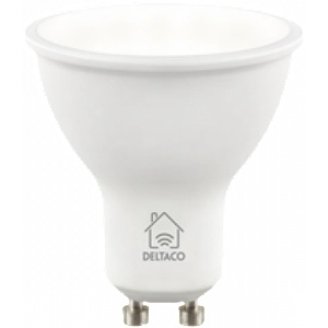 DELTACO SMART HOME SH-LGU10CCTC LED крушка, GU10/PAR160, спот, бяла, регулируема