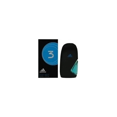 adidas 3 toaletní voda pánská 50 ml