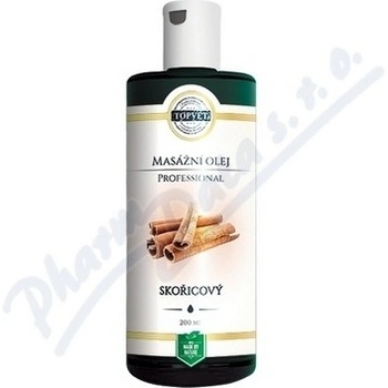 Topvet Professional skořicový masážny olej 200 ml