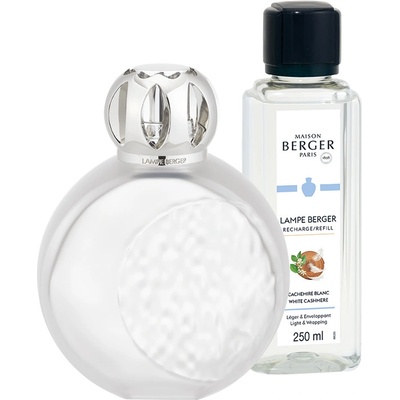 Maison Berger Paris Darčeková sada katalytická lampa Astral biela + náplň Biely kašmír 250 ml
