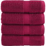 vidaXL Premium Guest Towels 4pcs Bordeaux 30x50cm 600gsm 100% Cotton - Untranslated (137207)