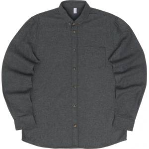 Mazine Мъжка риза с копчета Mazine Melange Flannel Shirt - Black Melange (033-2777-0111)