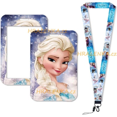Šňůrka na krk 24120 s cedulkou Ledové království ELSA