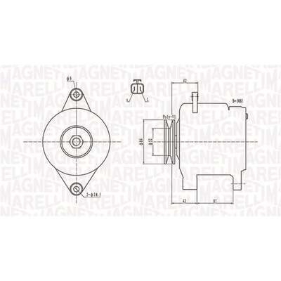 Generátor MAGNETI MARELLI 063731615010