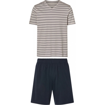 esmara pánské pyžamo šedá pruhovaná / navy modrá – Zboží Dáma