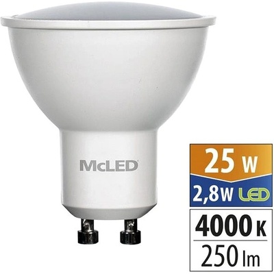McLED LED GU10, 2,8W, 4000K, 250lm