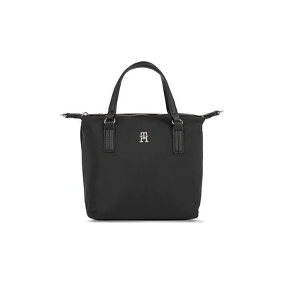 Tommy Hilfiger Дамска чанта Poppy Th Small Tote AW0AW15640 Черен (Poppy Th Small Tote AW0AW15640)