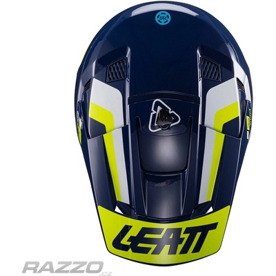 Náhradní kšilt helmy Leatt Visor Moto 3.5 V24 Blue