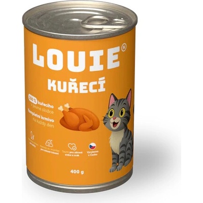 Louie Cat Kurací s prebiotiky 400 g