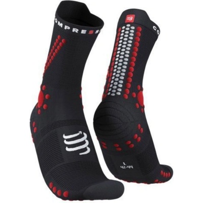 Compressport ponožky Pro Racing Socks v4.0 Trail black/red