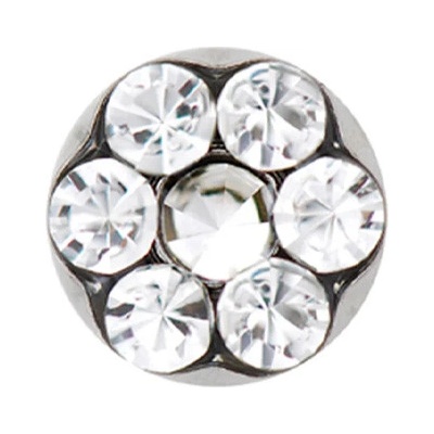 Studex náušnice pro piercing Sensitive Maxi Margaréta PR-LD6004W bílá