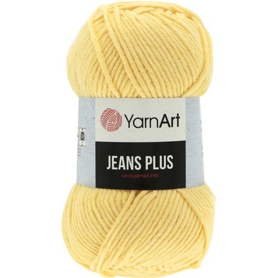 YarnArt Jeans Plus 88 svetlá žltá