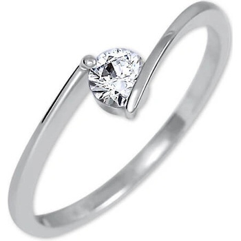 Soliter Zásnubný prsteň z bieleho zlata 226 001 00995 07