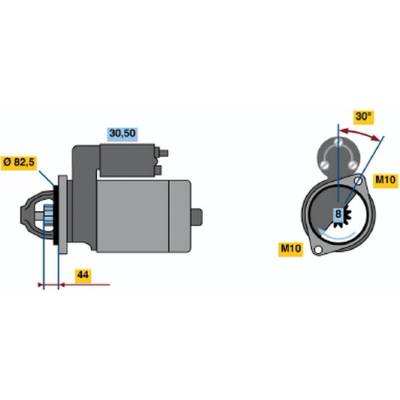 BOSCH STARTER 0 986 016 591