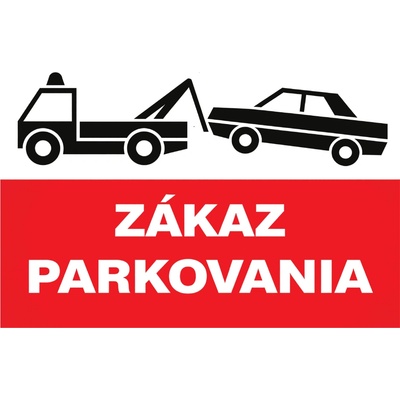 PHT a.s. Samolepka Zákaz parkovania