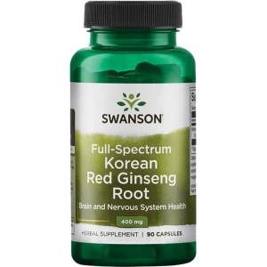 Swanson Full Spectrum Korean Red Ginseng Root 400 mg [90 капсули]