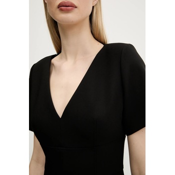 HUGO BOSS Рокля hugo в черно къса със стандартна кройка 50542656 (50542656)