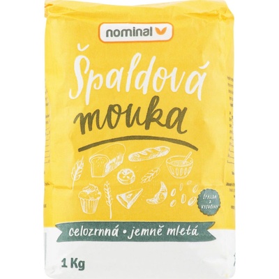 Nominal Múka špaldová celozrnná jemne mletá z Vysočiny 1 kg