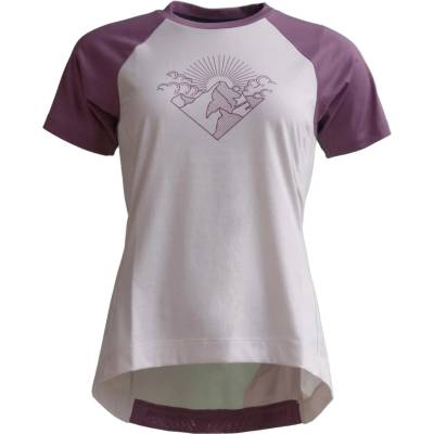 Zimtstern Дамска фланелка с къс ръкав за колоездене Zimtstern Women's Pureflowz Shirt S/S Cycling jersey - Lilac / Berry (156-2293-0213)